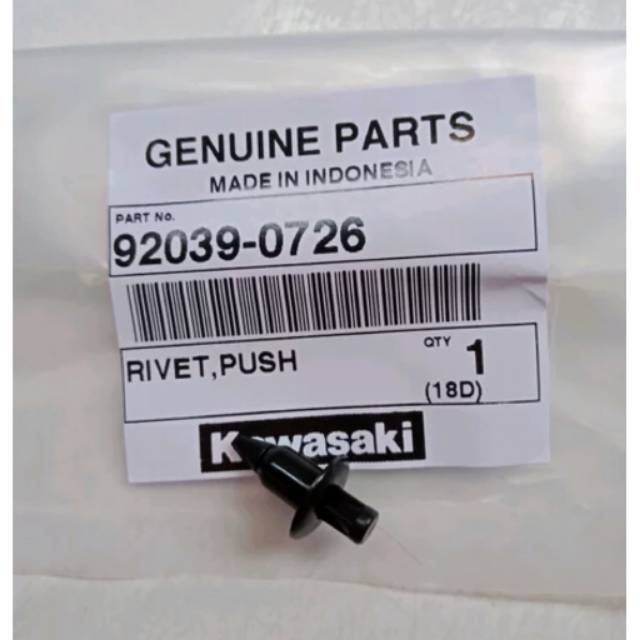 paku rivet kancingan klip kuncian body sayap ninja 150 rr new ninja rr mono ninja 250 original