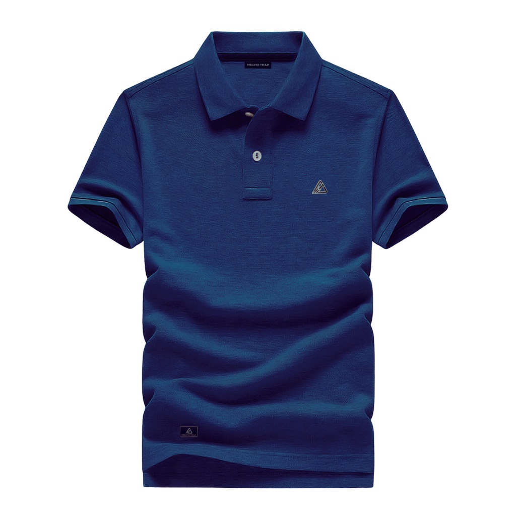 Skdnv Polo Shirt Pria Lengan Pendek Pria Polos Kerah | Kaos kerah | polos Polo Navy
