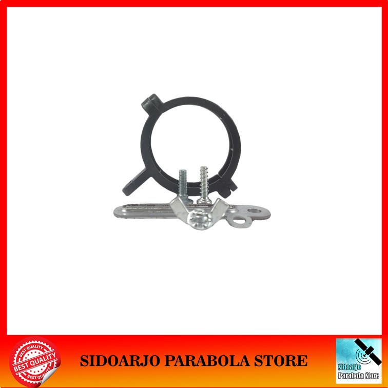 Holder Bracket Ekstension Plastik LNB Ku Band Di Parabola Offset Fokus