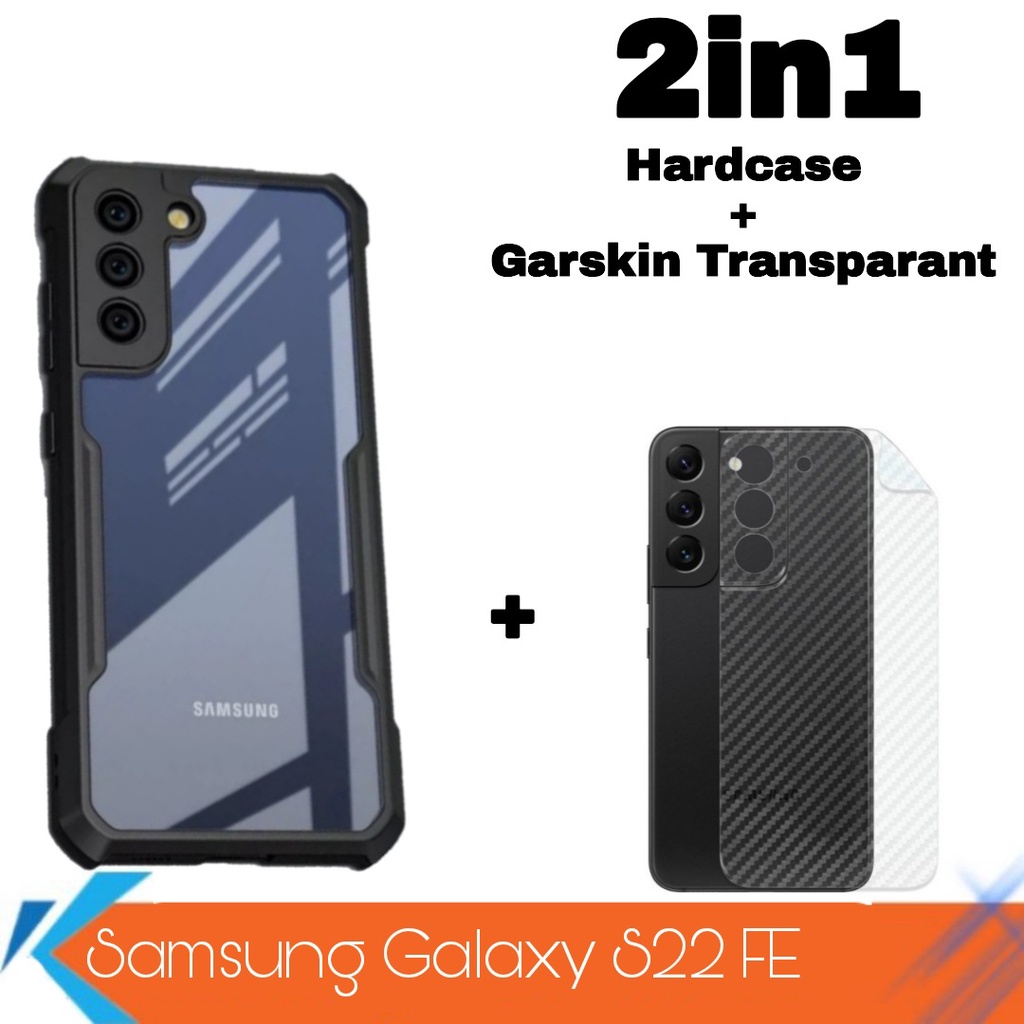 Samsung Galaxy S22 FE Hardcase Shockproof Transparant Protect Camera Casing Samsung Galaxy S22 FE Fr