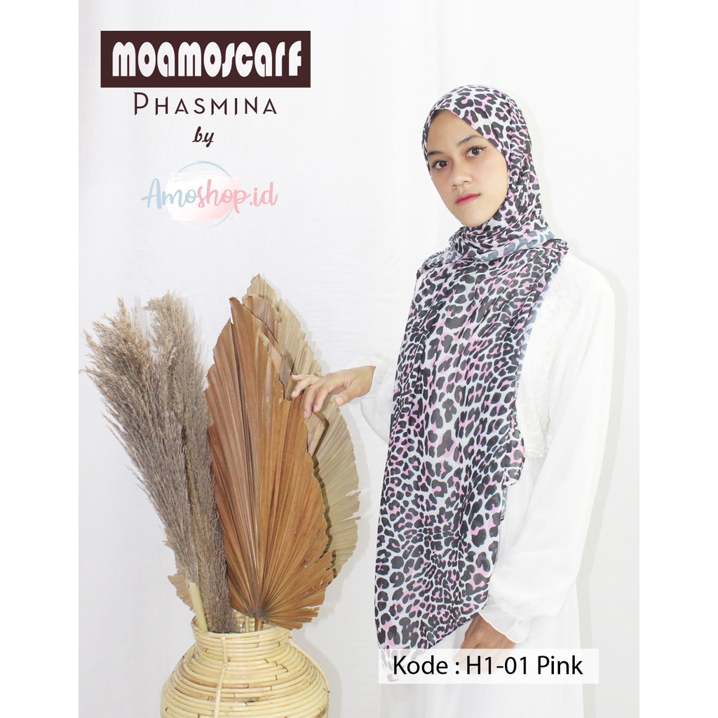 Hijab Pashmina Leopard | Jilbab Murah Motif Macan | Voal Premium Scarf