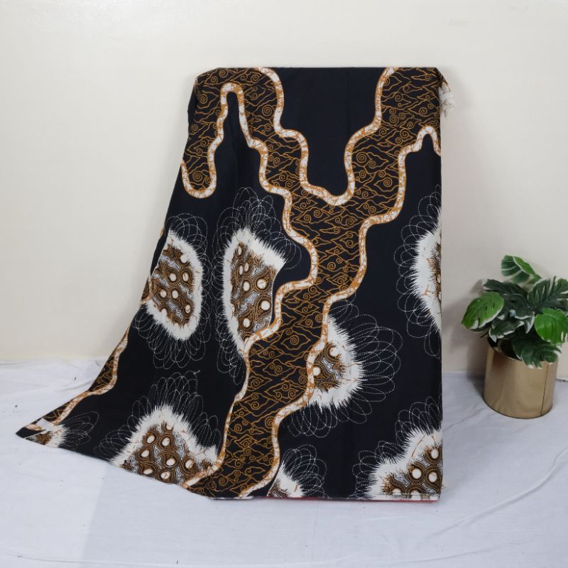 Bahan Batik Motif Abstrak Katun Prima Halus