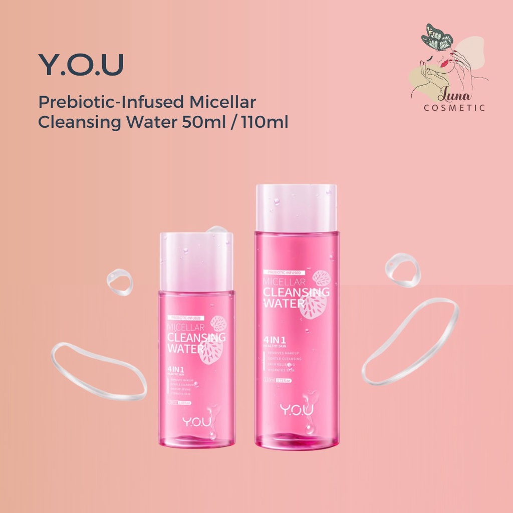 YOU Prebiotic-Infused Micellar Cleansing Water | Pembersih Make Up