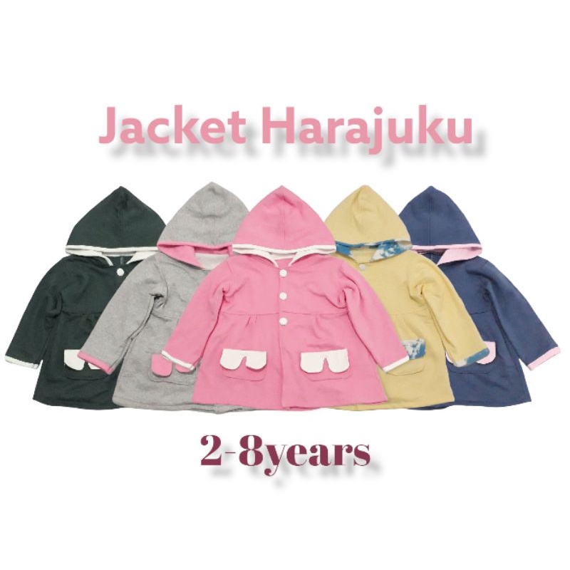 Jacket Harajuku jaket korea anak 2-8th