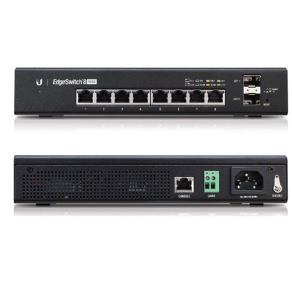 Ubiquity Edge Switch 8 Port POE 150W ES-8-150W