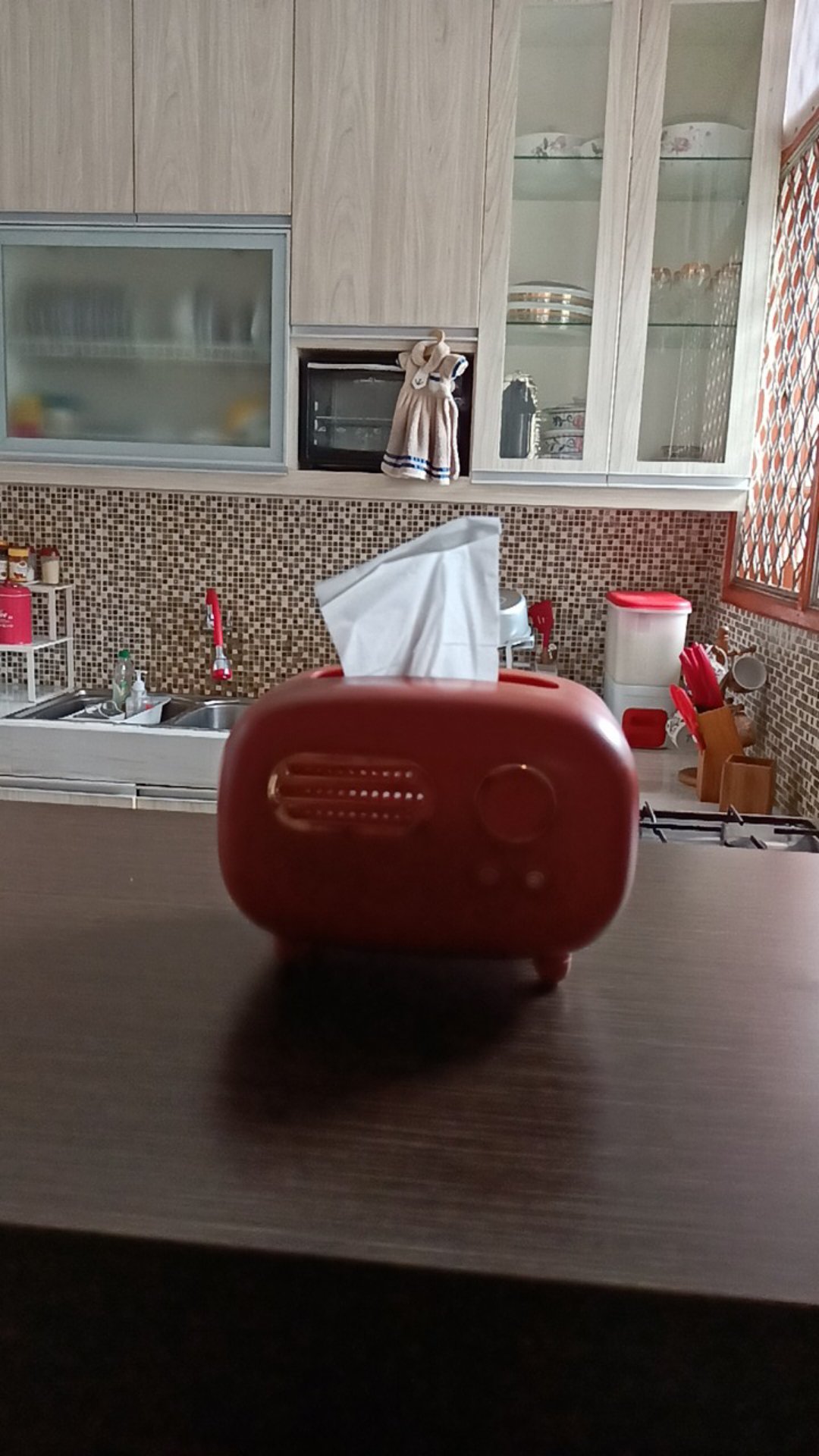 Os Kotak Tisu Kreatif Bentuk Radio Untuk Ruang Tamu / Kotak Tissue Radio / Restoran / Rumah