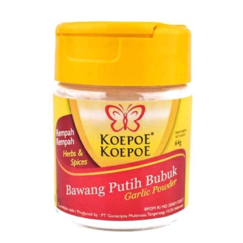 bubuk bawang putih garlic powder bubuk kunyit bubuk ketumbar bubuk kayu manis koepoe koepoe 64gr