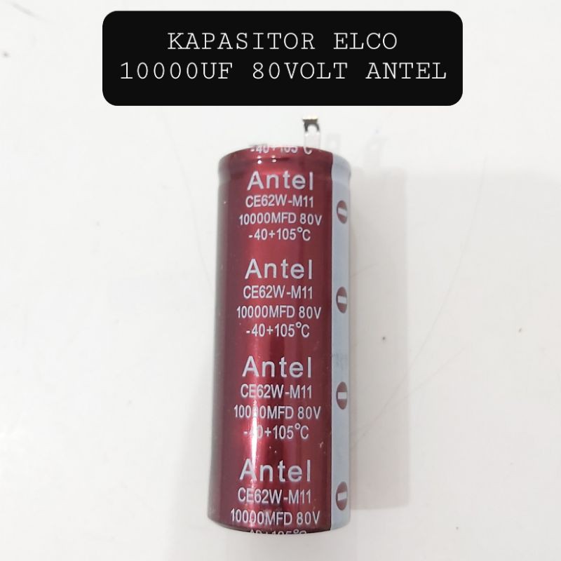 KAPASITOR ELCO 10000 UF 80 VOLT ANTEL AUDIO 80v