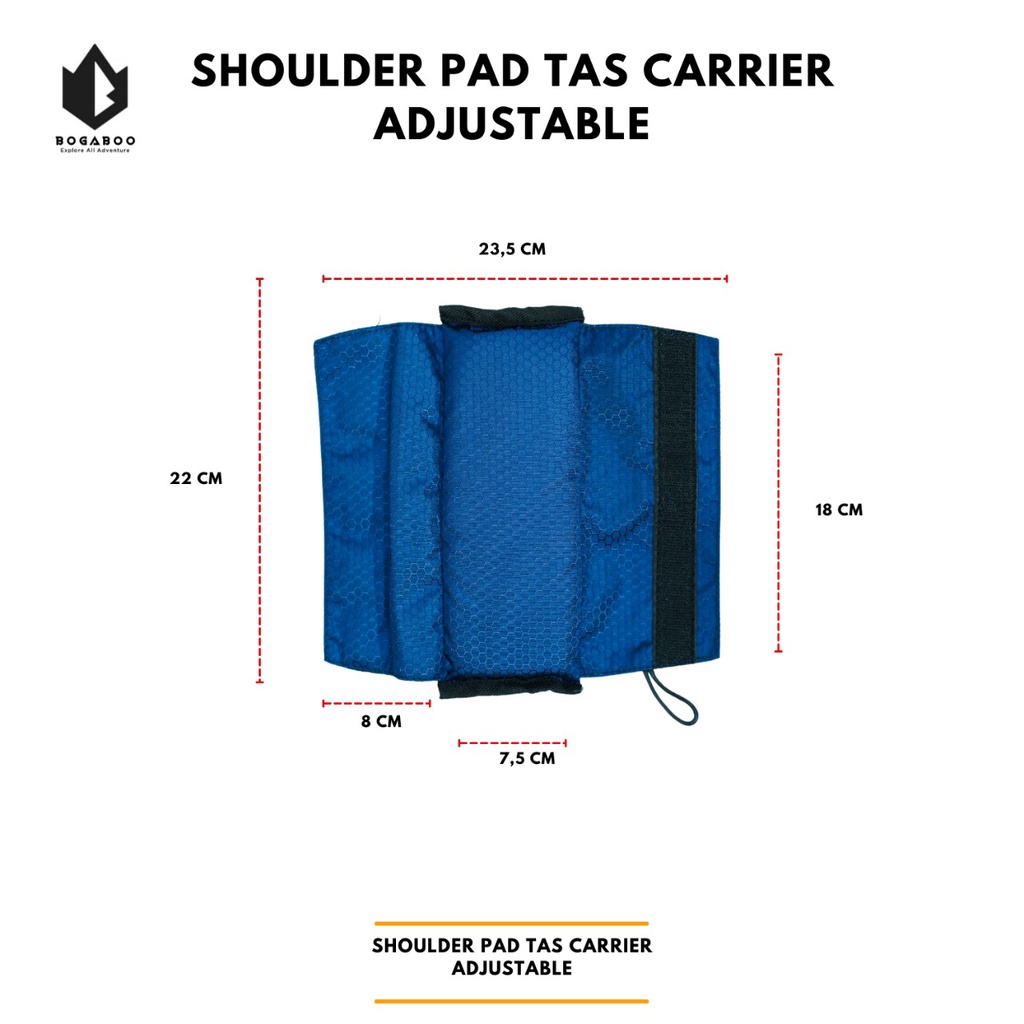 Shoulder Pad  Tas Carrier - Bantalan Bahu Tas Outdoor - Bantalan