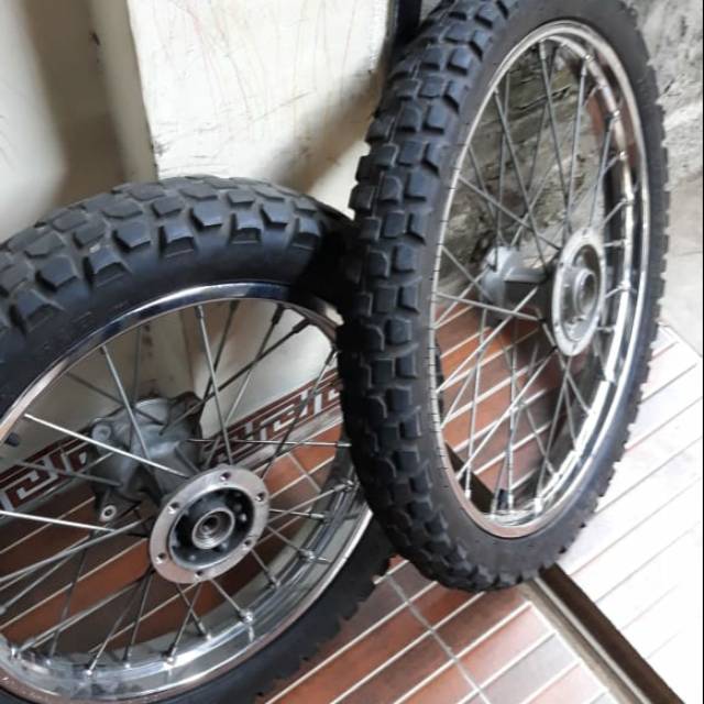 Roda set ban set velg set ori klx ring 16 19