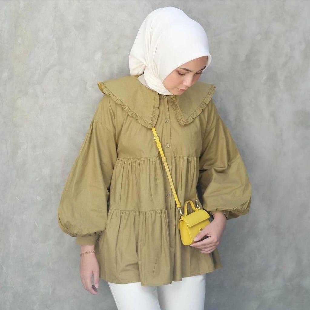 AFIFA BLOUSE PREMIUM BAHAN RAYON PREMIUM ORIGINAL100% HIGH QUALITY100%