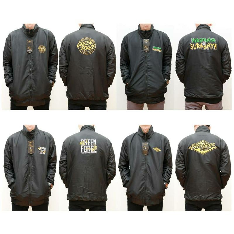 Jaket Persebaya Surabaya Bolak Balik Full Bordir Pemium