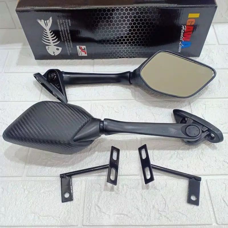 Spion R25 Tangkai Panjang Igawa Universal R25,R15,Nmax,Pcx,Xmax,Lexi &amp; Motor lain nya