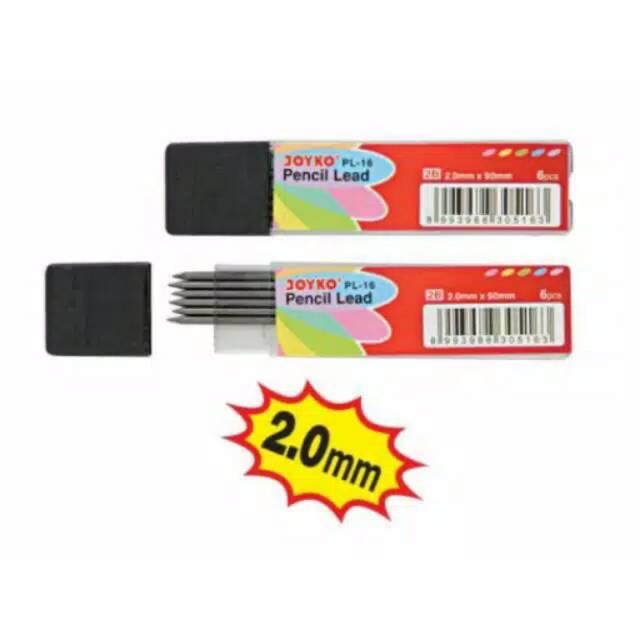 

Refill Isi Pensil Mekanik 2B Joyko Mechanical Pencil Lead PL-16 2.0 mm