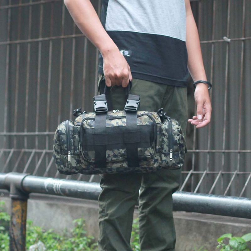 AUTHENTIC Travel Bag Tas Gym Tas Duffle Olahraga TAS Pakaian PULANG KAMPUNG TAS FITNESS PRIA ARMY