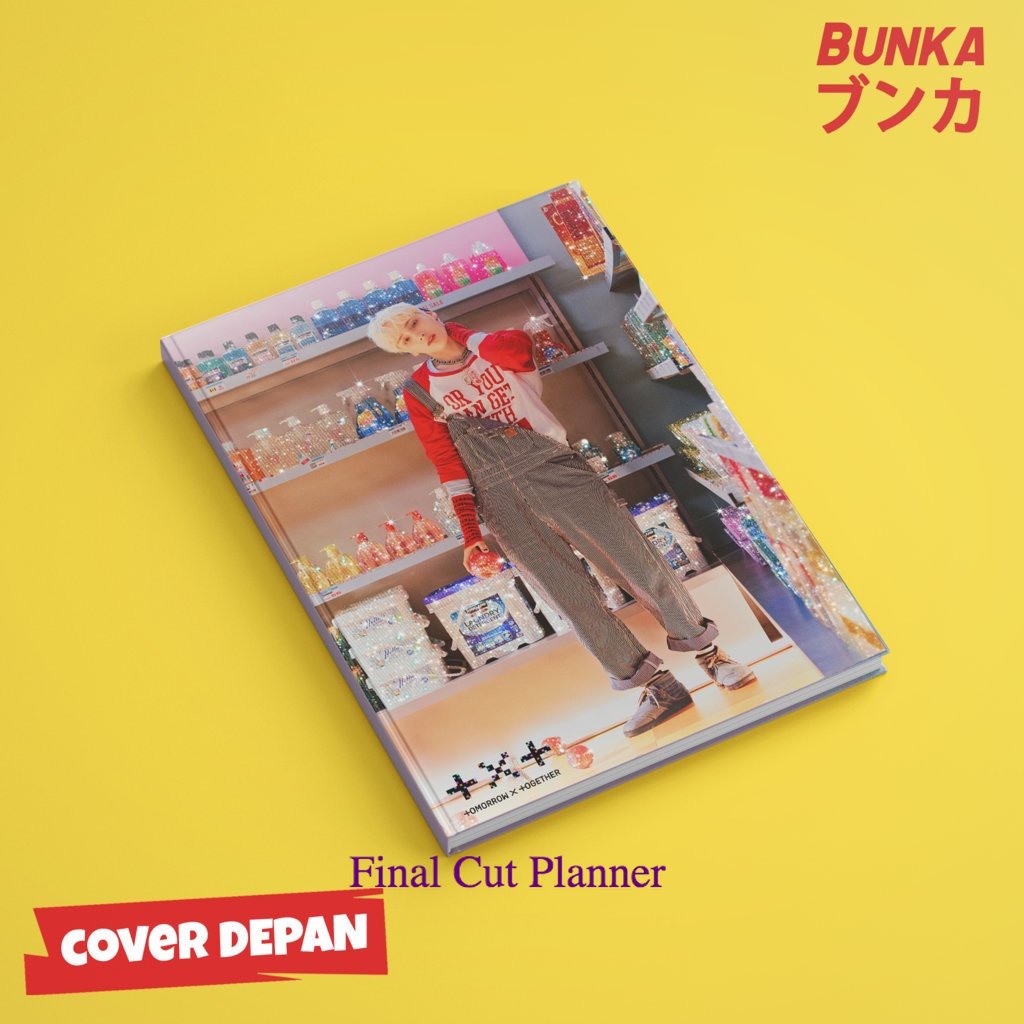 

buku tulis polos/bergaris KPOP TXT Escape Hueningkai Hardcover A5 Buku Tulis Catatan Notes Agenda Planner Jurnal