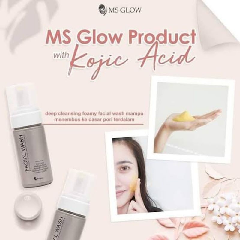 Ms Glow Facial Wash | Sabun Wajah Ms Glow | Facial Wash Golden Ms Glow