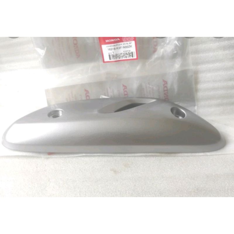 cover knalpot scoopy 2021 prestige white