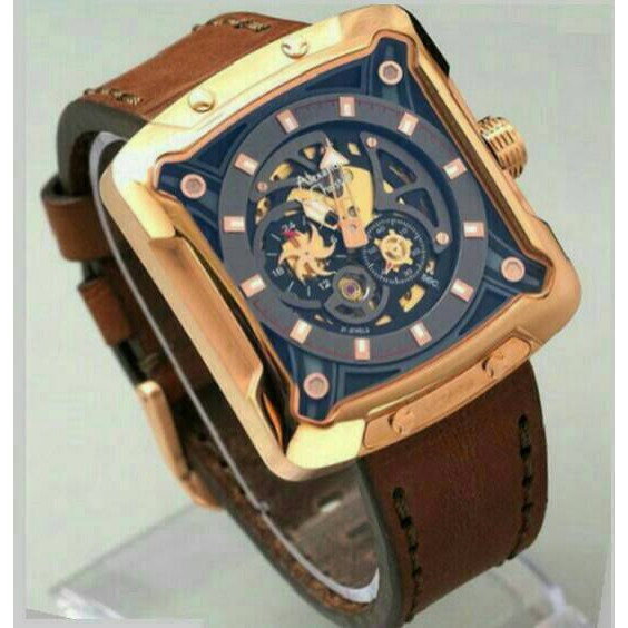 Jam Tangan Pria Alexandre Christie Ac 3030 / 3030MA Rose gold Original