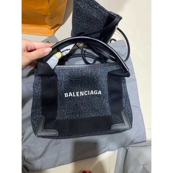 balenciaga cabas XS denim