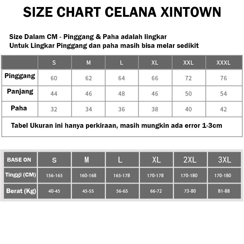 Xintown Celana Sepeda Padding Gel Ketat Pria Wanita Gel Hitam