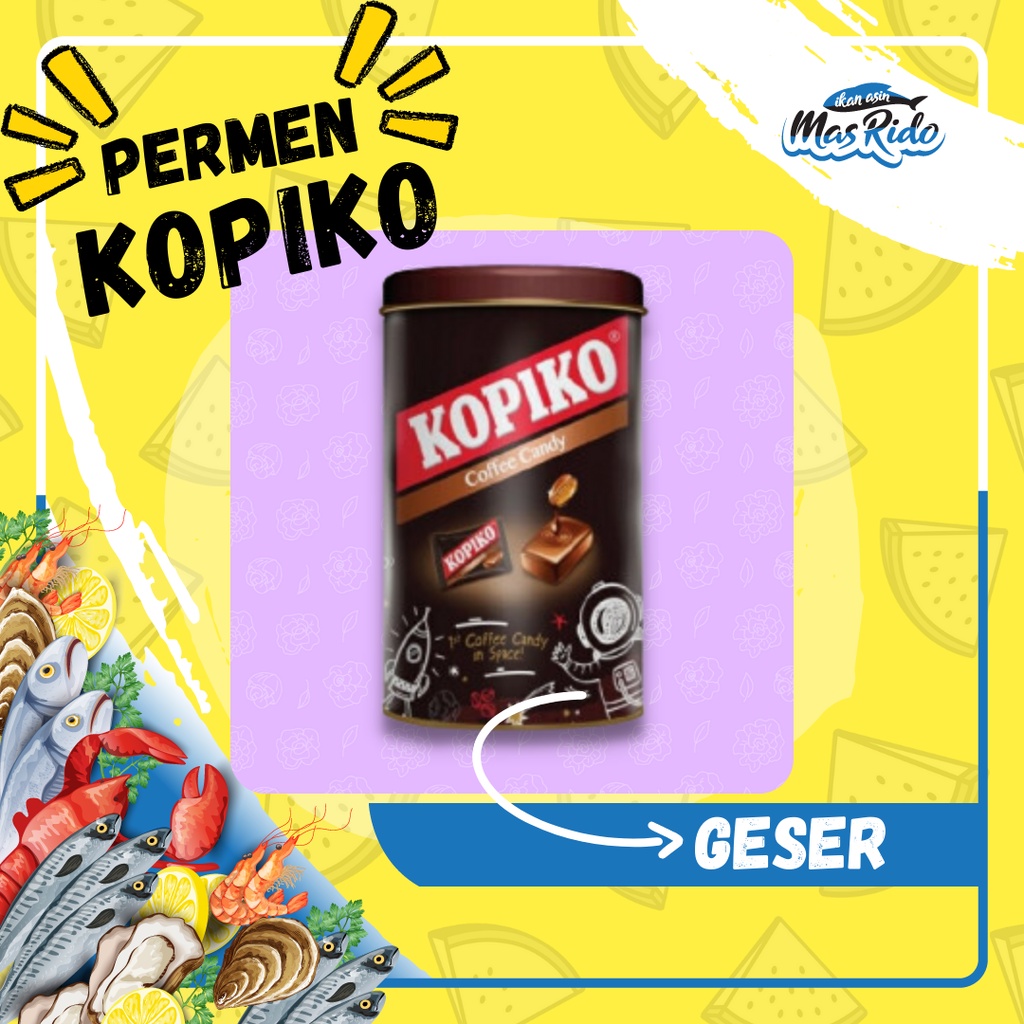 

Permen Kopiko Kaleng 165 gram Permen Kopi Kemasan Kaleng Termurah