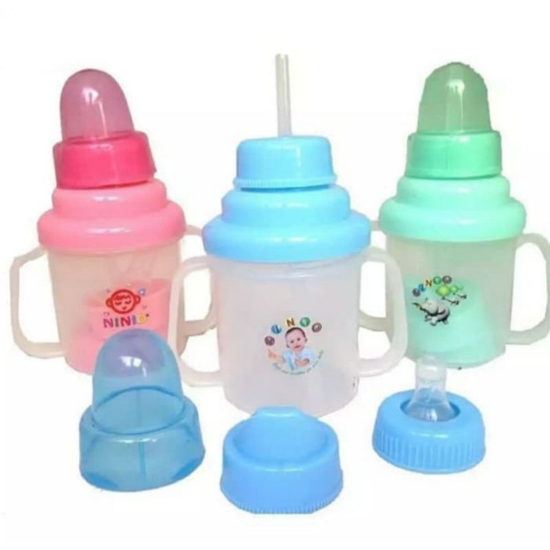 Ninio Botol Susu Training Cup 3in1