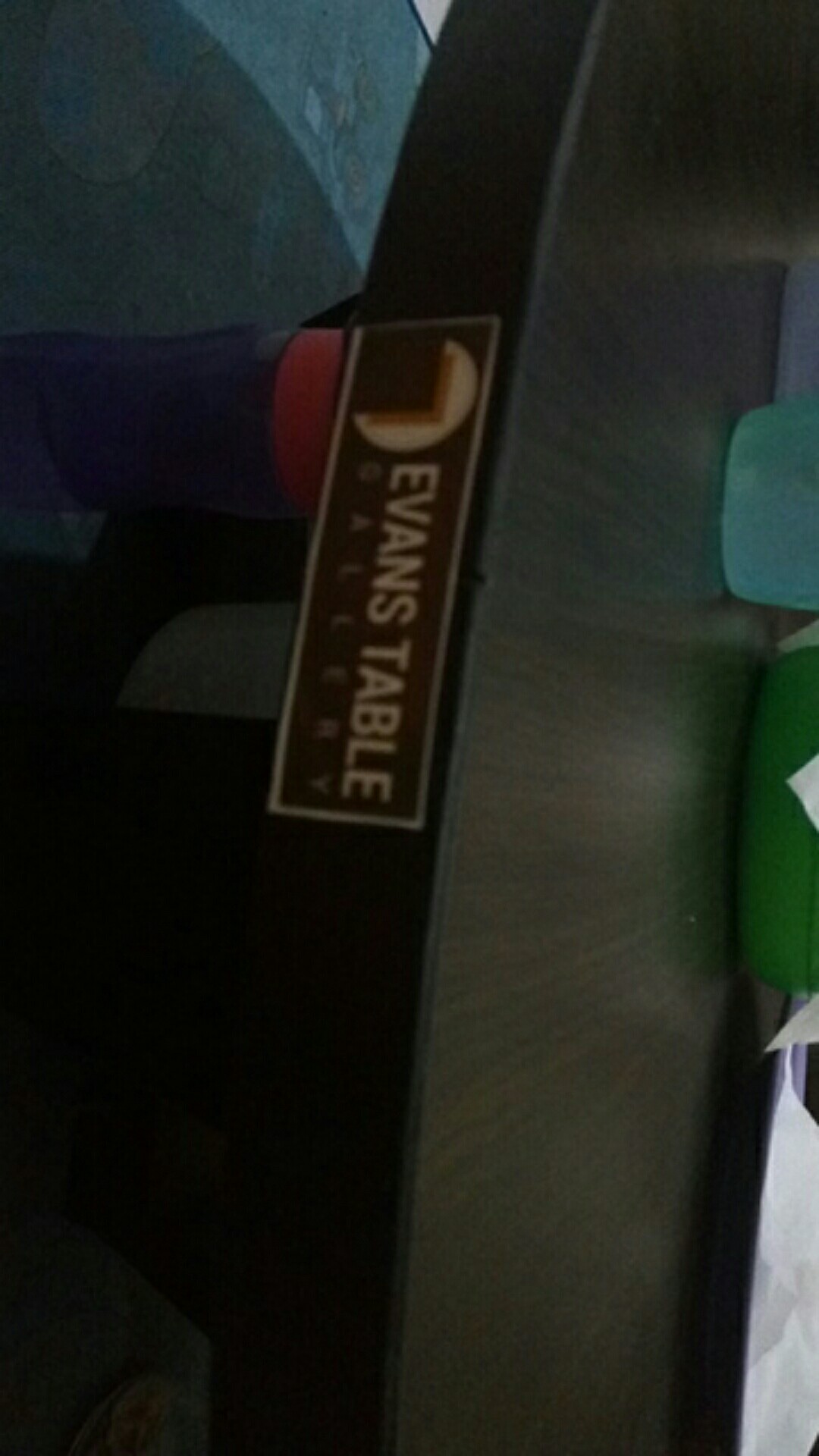 Meja Lesehan Unik - Brown Mocha Bundar