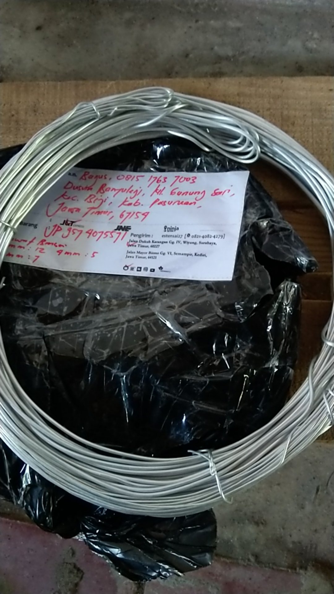 Kawat Bonsai Putih Ecer Per Meter 1 Mm