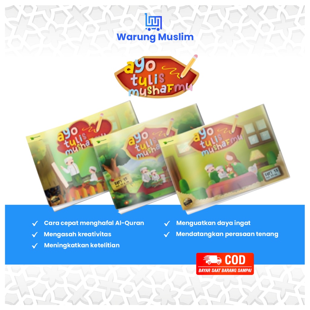 Ayo Tulis Mushafmu Mushaf Tulis Anak Warna