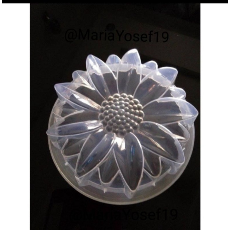 cetakan puding bentuk bunga matahari/cetakan puding plastik/cetakan agar agar