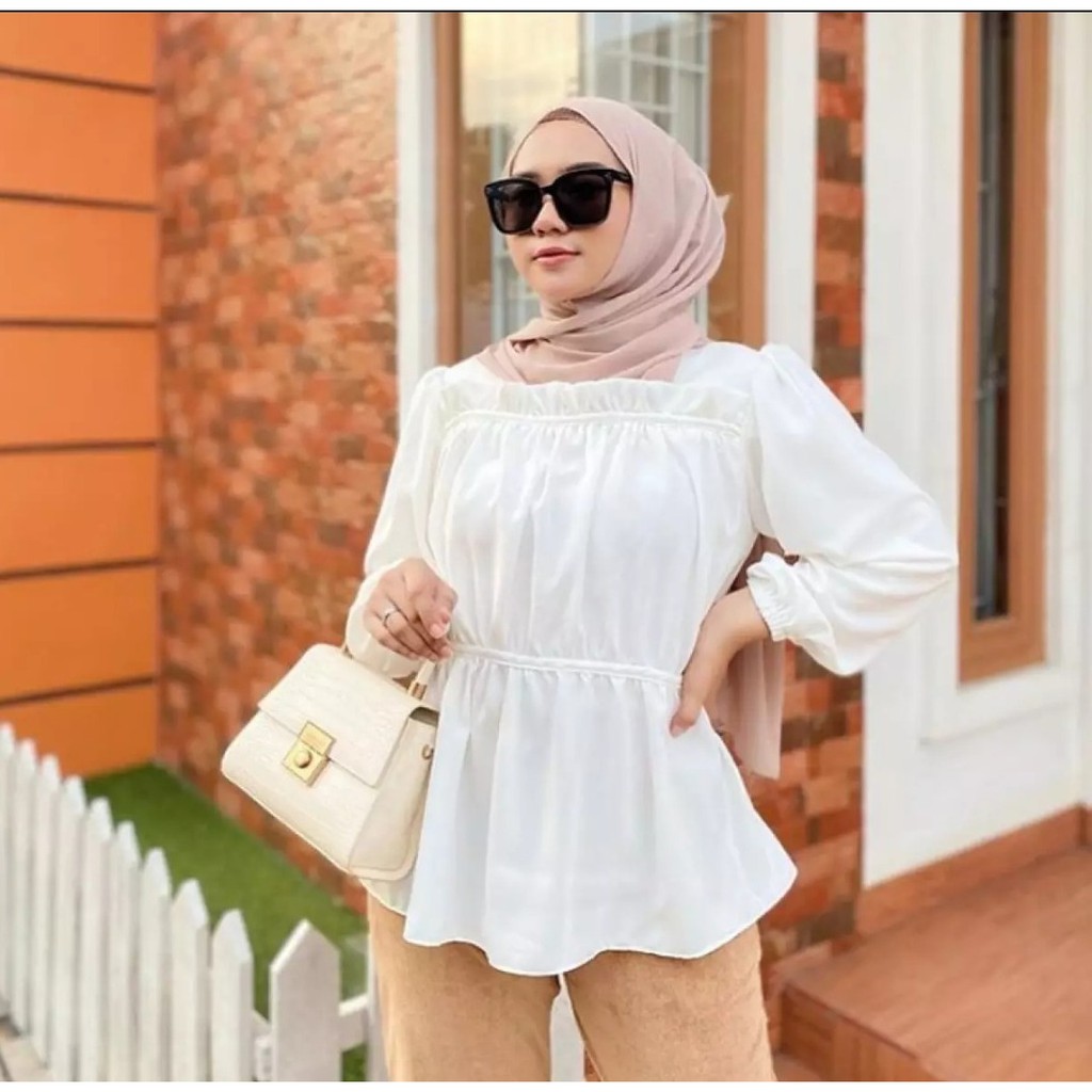 SAVAHHIJAB - ELIZA BLOUSE / BLOUSE WANITA / PAKAIAN WANITA