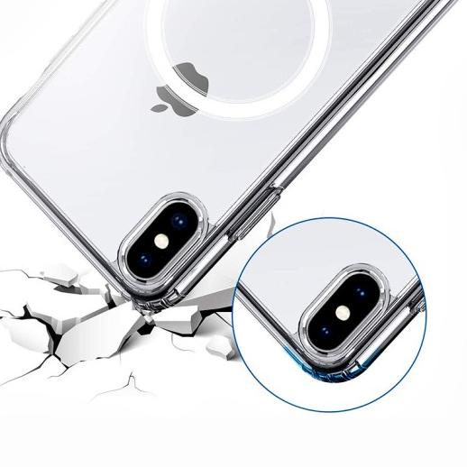 MagSafe Case iPhone X XS XR XS MAX Clear Hybrid Bumper Casing - iPhone XR, MagSafe Case