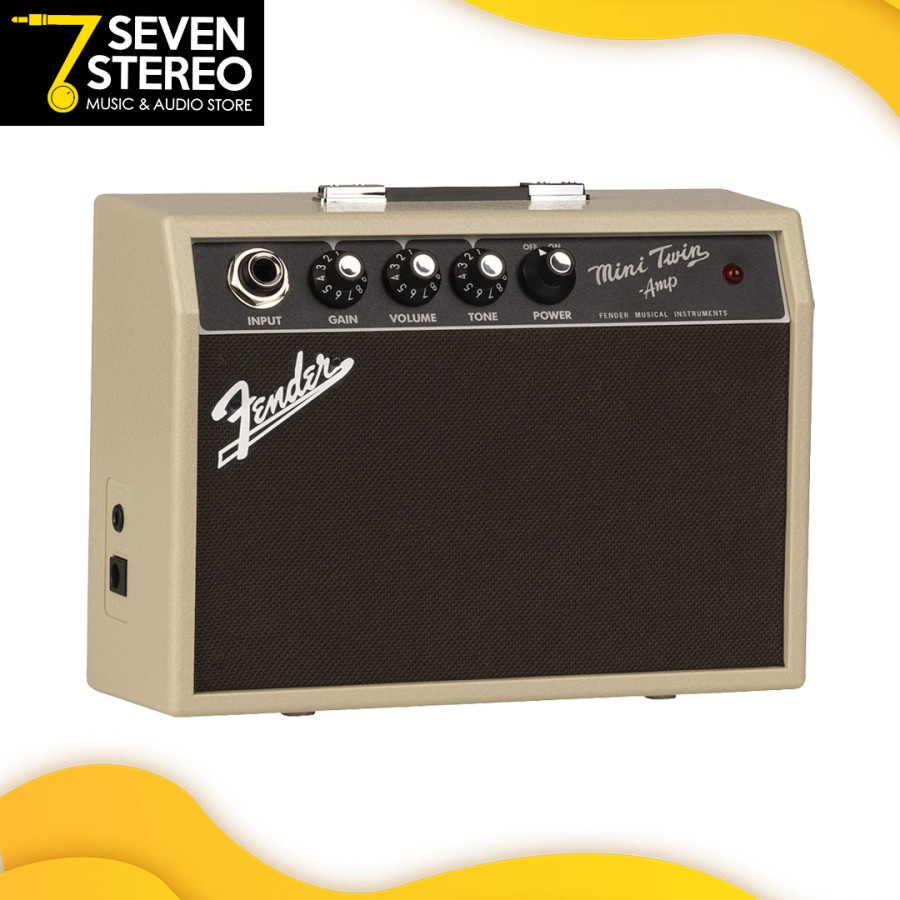 Fender Mini 65 Twin Guitar Combo Amplifier Blonde