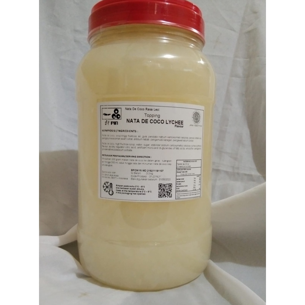 

NATA DE COCO LYCHEE JELLY 3,3KG