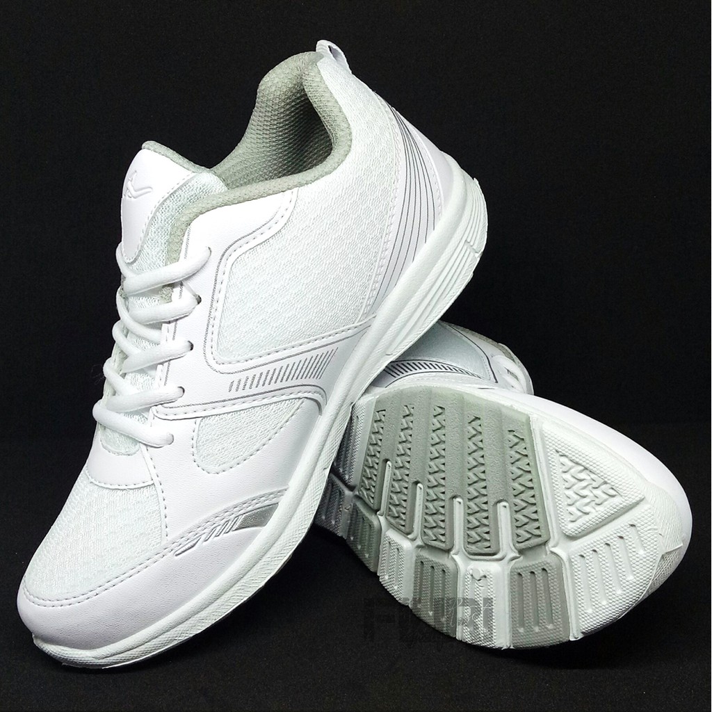 FIURI - Pro ATT Original - LGP 680 Full Putih 37-40 - Sepatu Kets Wanita - Sepatu Sneaker Wanita - Sepatu Olahraga Sport Wanita - Sepatu Casual - Sepatu Jogging Lari Fitness Gym Senam Wanita - Sepatu Anak Perempuan Cewek -Sepatu Sekolah Bertali SD SMP SMA