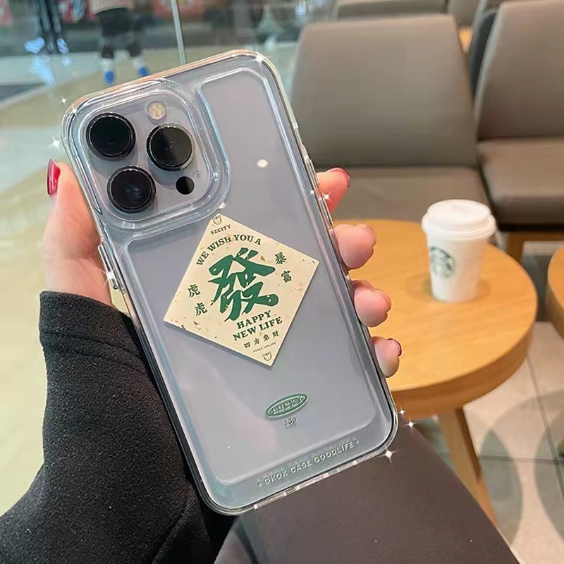 Case Bahan Akrilik Transparan 13 Pro 13prm Motif Harimau Untuk iPhone 11 7Plus 8Plus Xr XS 13 12 Pro Max