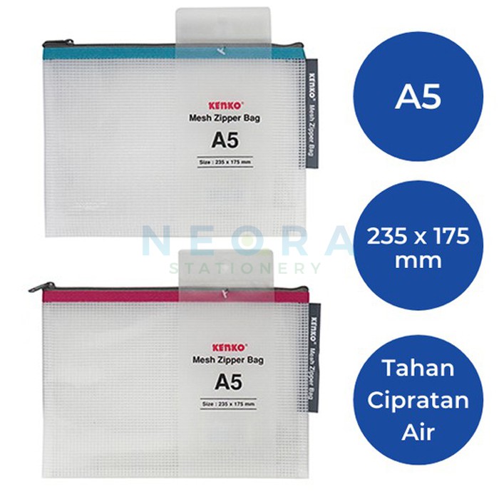 

Kenko Mesh Zipper Bag MZB1-A5