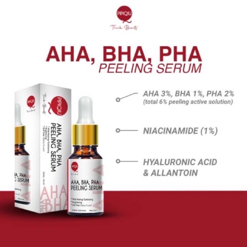PIPIQIU PEELING SOLUTION SERUM AHA BHA PHA