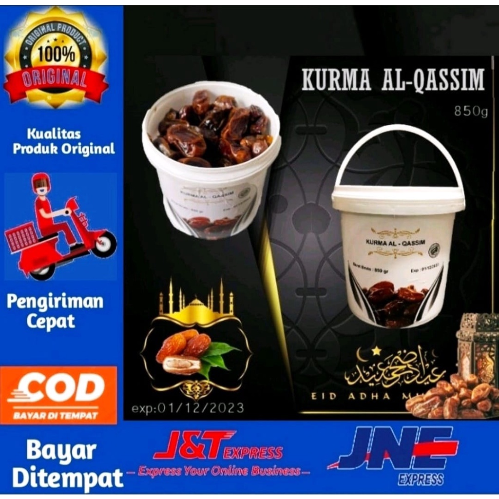 KURMA EMBER 850gram AL QASSIM PREMIUM QURMA MUDA 850 gr