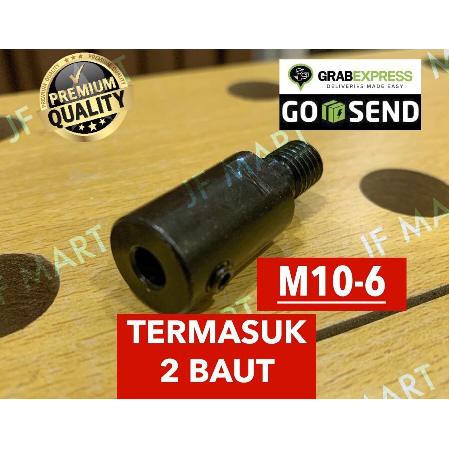 Konektor Adapter Dinamo Arbor ke Gerinda M10-6