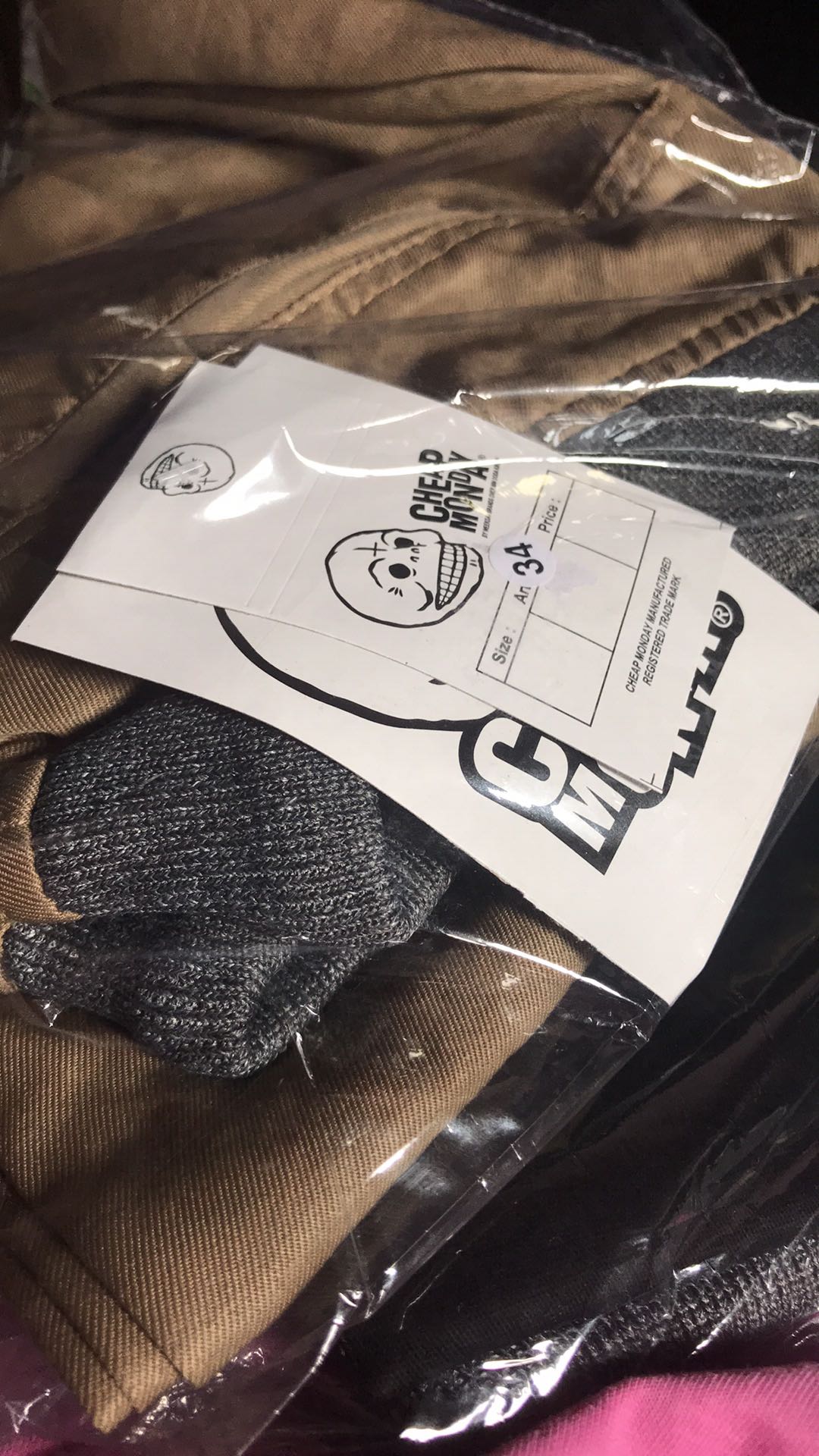 Celana Panjang Pria Chino Cino Joger Slimfit Rib Rip 