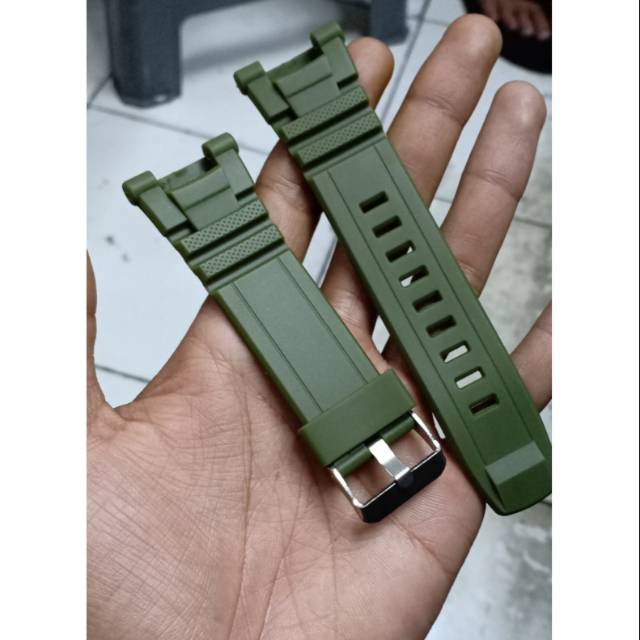 Strap jamtangan rabber strap jamtangan talu jam tangan Q&amp;Q Gw86