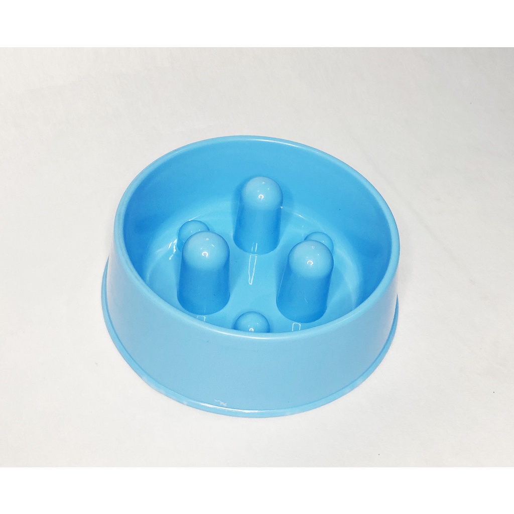 Tempat Makan Mangkok Anjing Kucing Slow Pet Feeder/ Pet Bowl Anti Gulp Termurah