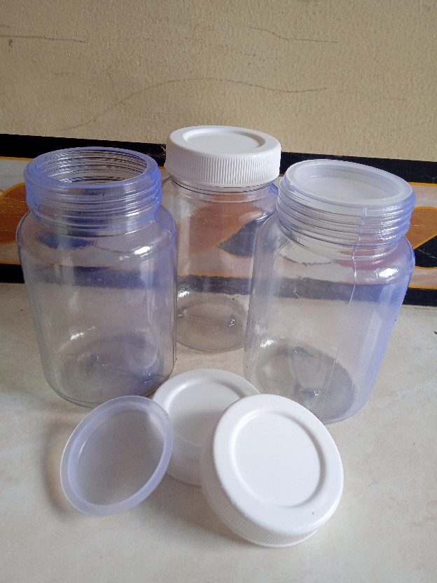 10 Botol Toples 300ml Bumbu Bubuk Sambal Plastik