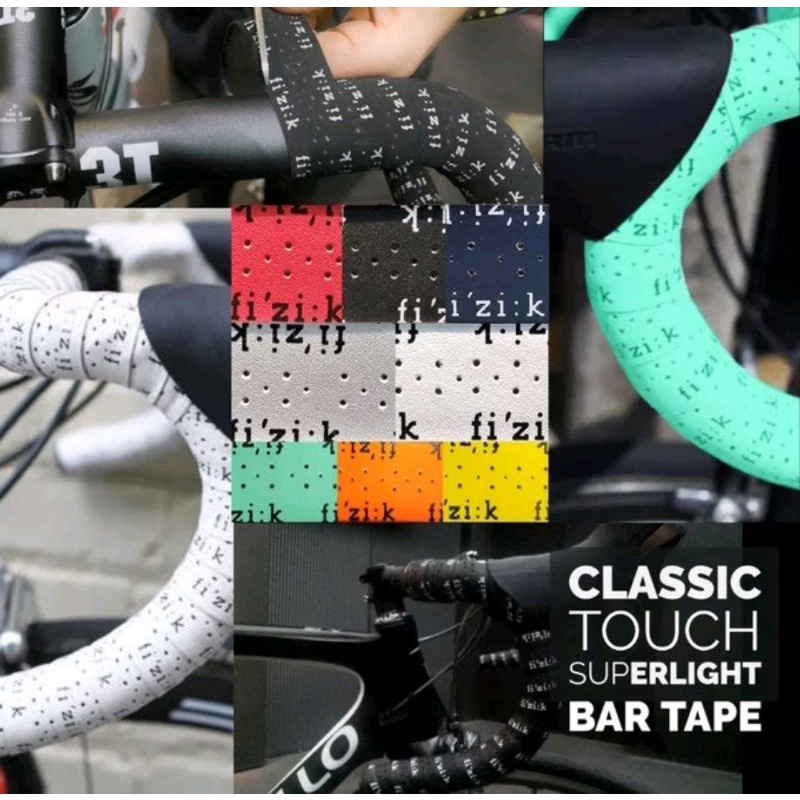 Bartape FIZIK Classic Touch Superlight 2mm Thick - Bar Tape Hand Grip Dropbar