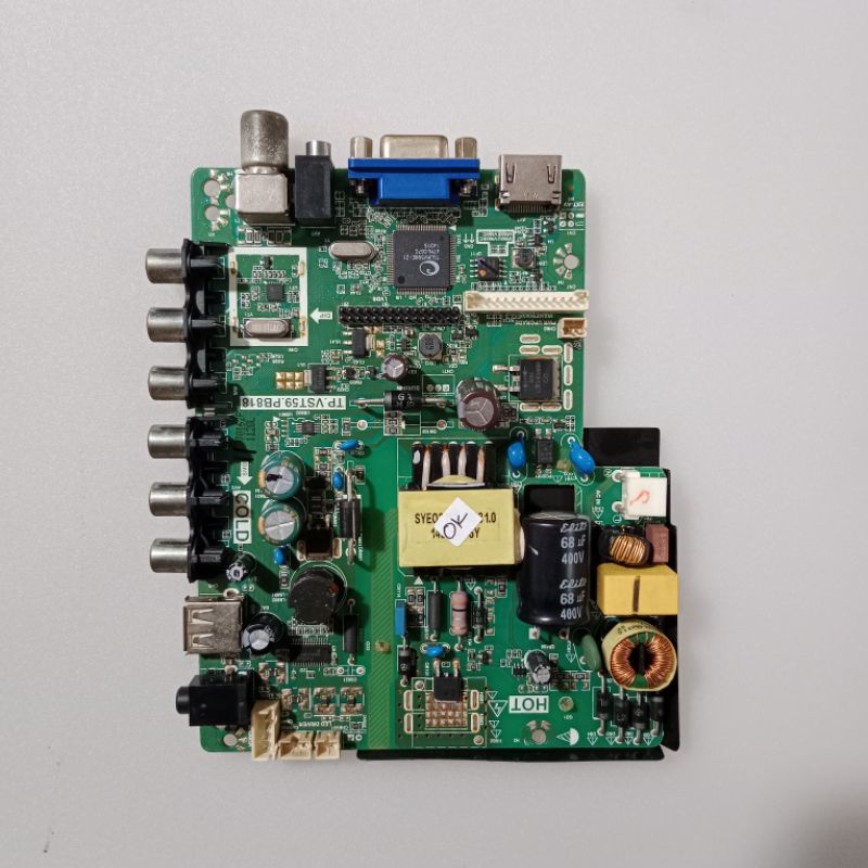 mb AKARI 32P58 mainboard mesin tv led akari
