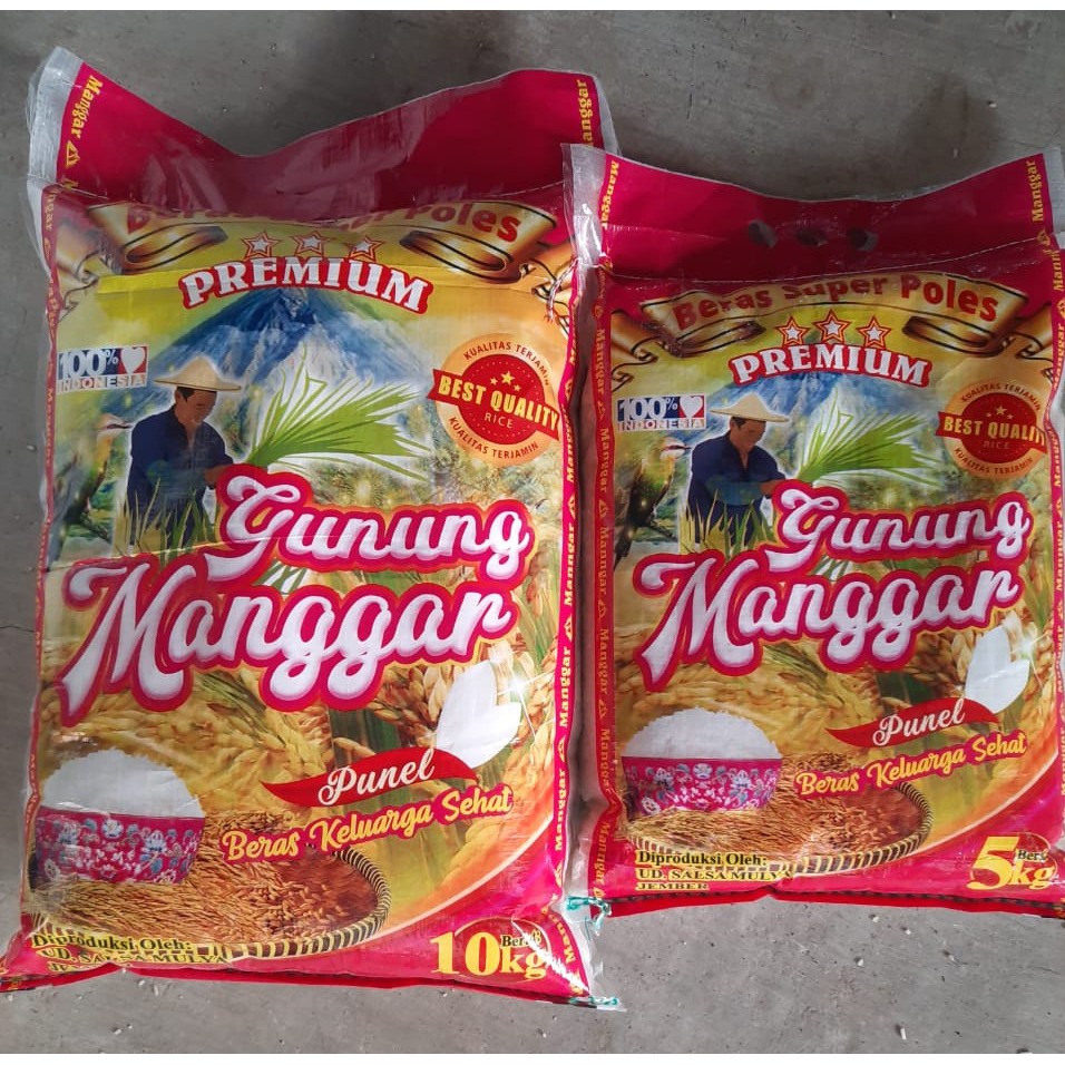 

Beras Super Poles "Gunung Manggar" Best Quality Rice