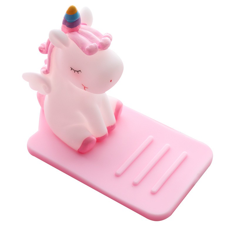 Holder Handphone unicorn adjustable desktop Lucu Dan Sederhana.