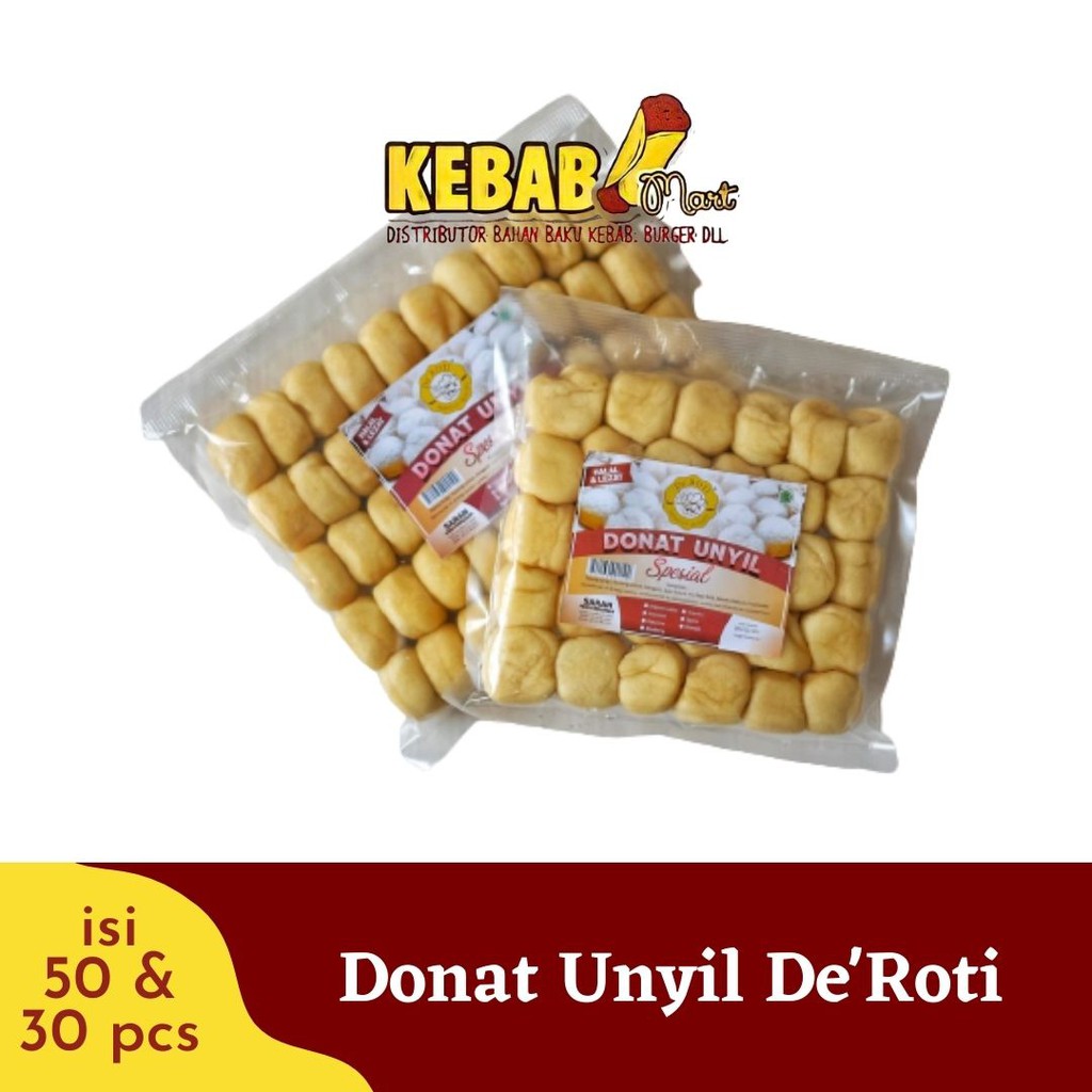 

Donat Unyil Merk De'Roti (Bola Donat/Donat Unyil/Donat Mini)